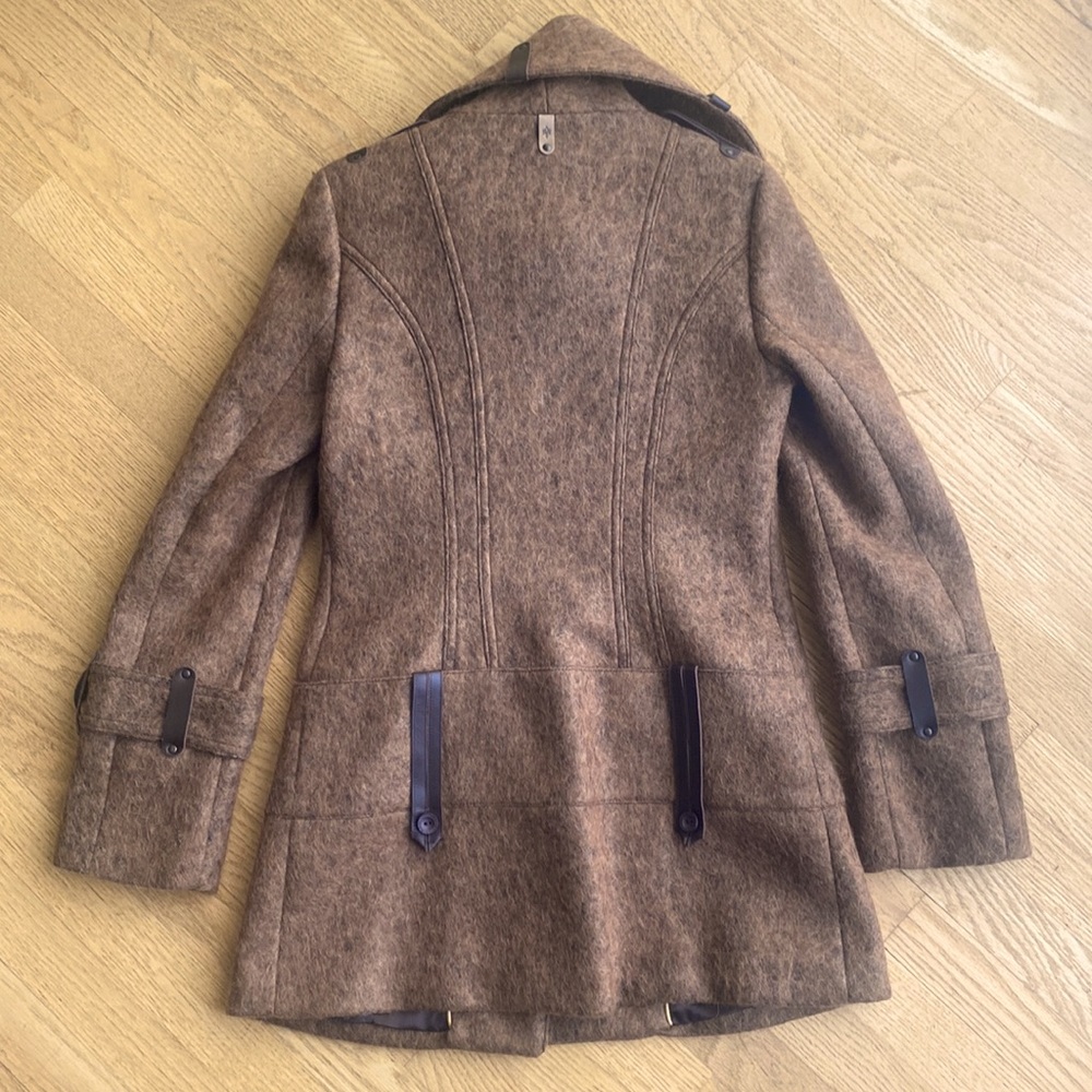 NEW Mackage womens pea coat sz. Small. Wool / Cashmere blend. Made in Canada - Picture 3 of 13